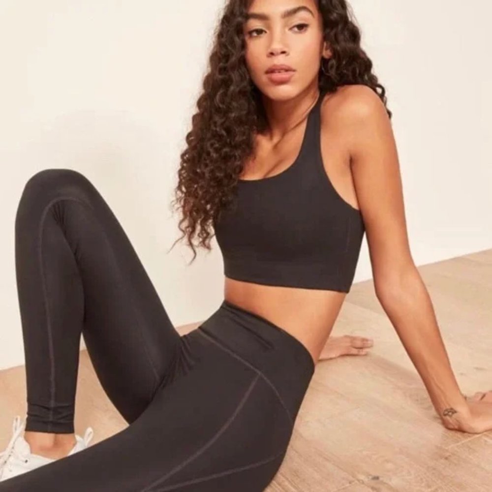 NWT Girlfriend Collective Black Hi Rise Compressive Legging Full Length …